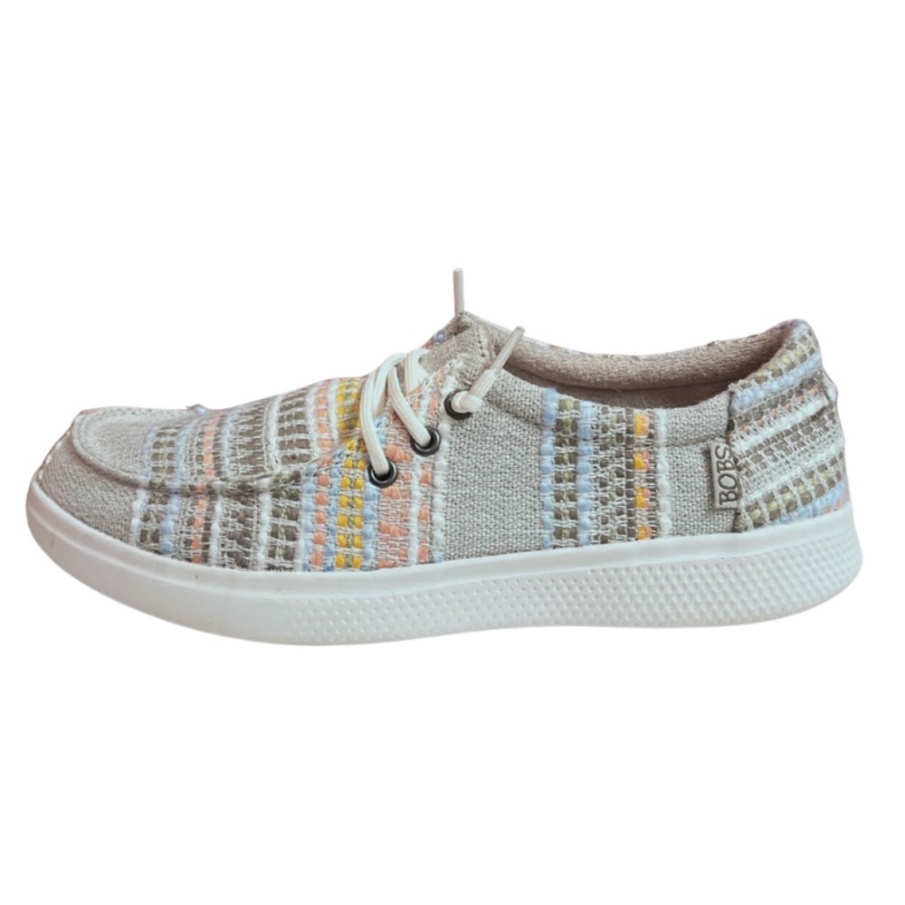 BOBS from Skechers || Grey Blue White Peach Taupe ||Slip-ins || Size: 8
